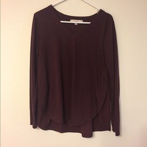 LOFT Multi Media Sweater Blouse